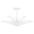 Kersten 3-Light Sand White Semi-Flush Mount