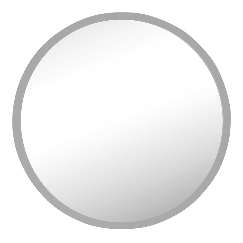 Umbra Hub Decorative Round Wall Mirror, Grey