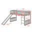 Lit mezzanine avec glissoire et échelle-995155378