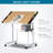 Crabtree 41'' Deluxe Craft Station, Adjustable Drafting and Hobby Table-1220886405