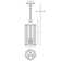 Cole 3 - Light Polished Nickel Unique/Statement Pendant