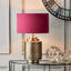 Zuri Metal Pot Table Lamp Base with Lino Self Lined Linen Cylinder Lampshade-651915960-651915964-651915904