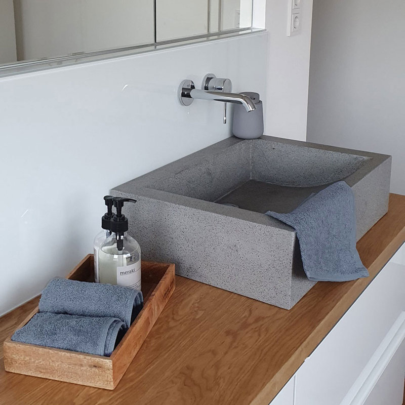 Midweight Fingertip Towel, 30cm W x 50cm L, Grey