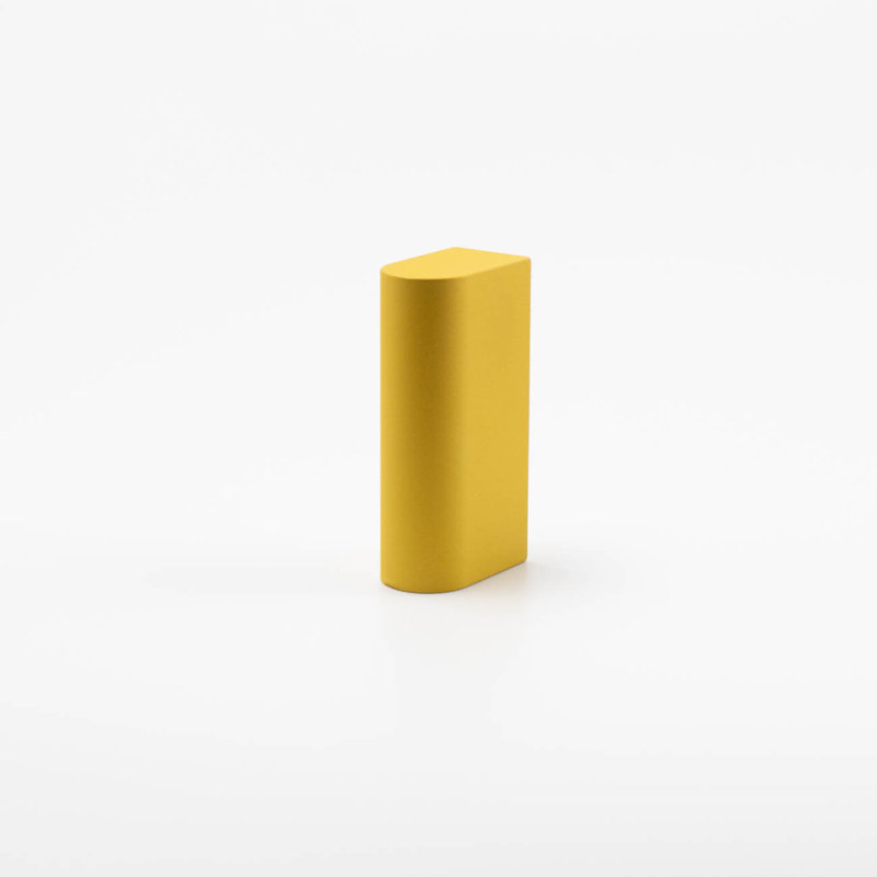 2" Length Geometric Knob, Sunflower (Yellow)