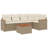  Garden Sofa Set Beige, Cream White