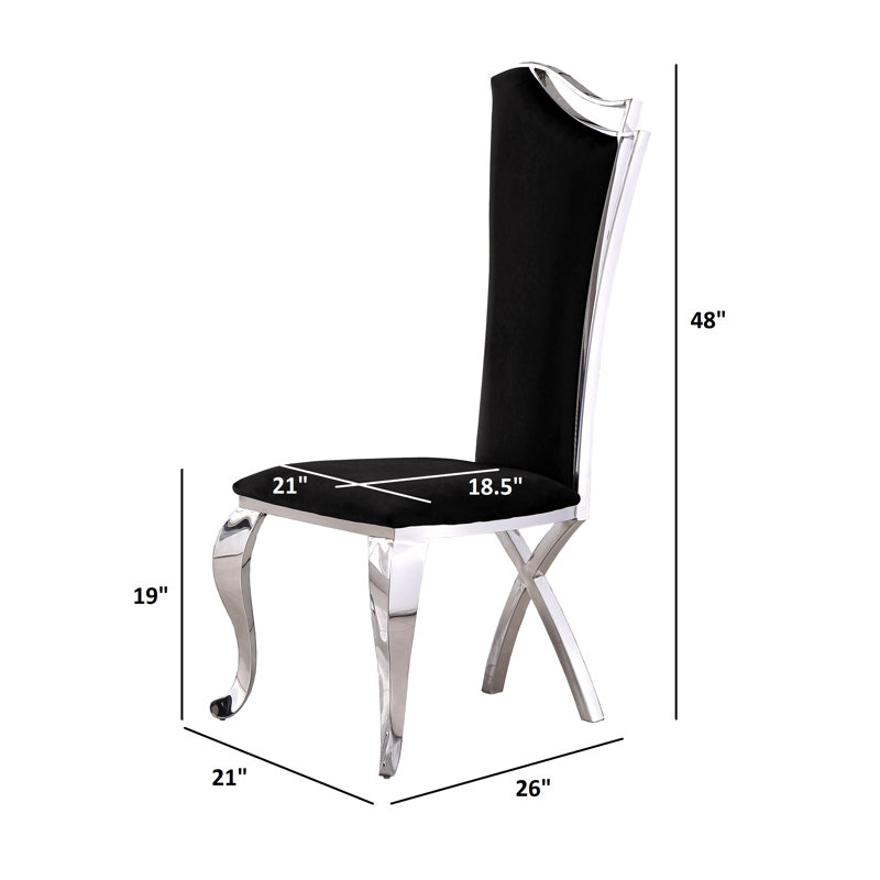 6 - Person Glass Top Double Pedestal Dining Set, White