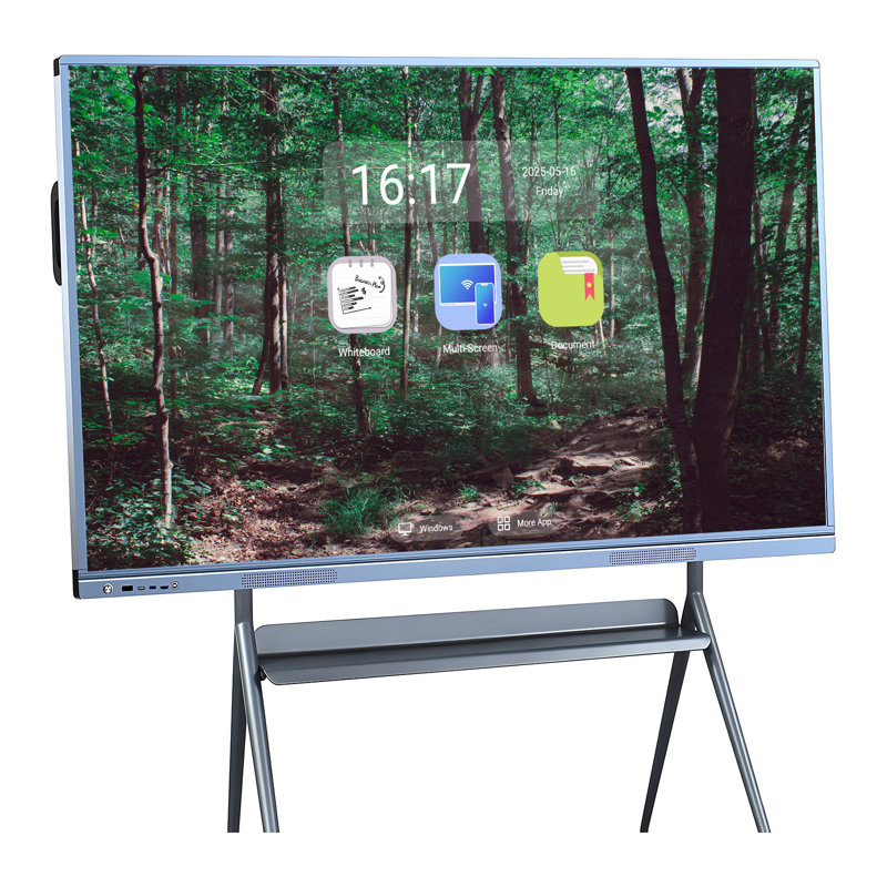 JYXCN 75" Smart Whiteboard Pro Wireless Sharing Interactive Dual System for Training Rooms, Classroom and Office