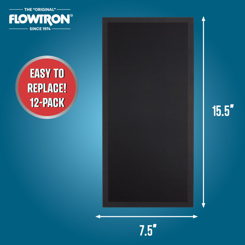 Planche adhésive de remplacement Flowtron (paquet de 12) pour FC-4400 et FC-4800