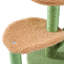 Luxueux arbre à chat en peluche avec un design de cactus pour gratter les meubles pour animaux