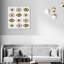 «Party Eyes, Mystic Eyes», impression sur toile rose moderne pour la chambre à coucher-71246428-72507463