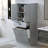 Bathroom Storage Cabinet With Two Laundry Baskets-157714833