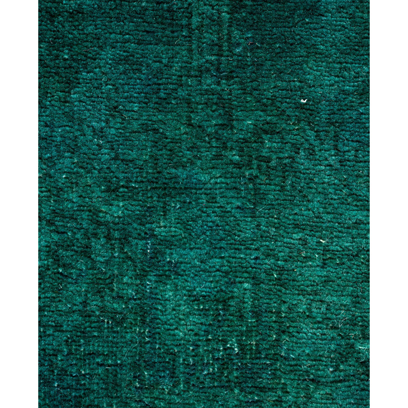 Overdyed One-of-a-Kind 4' 2" X 5' 9" Hand Knotted Area Rug