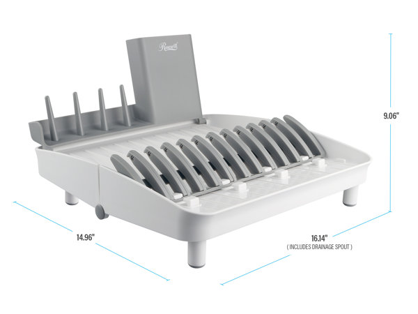 Hutzler Draining Sponge & Soap Tray, Display of 12