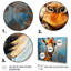 Collage animal girafe cobalt - imprimé-1271919040-1271919071