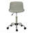 Gray Leather Look Gray Metal Juvenile Office Chair, Adjustable Height, Swivel, Ergonomic, Computer Desk Work, Contemporary Modern-1233815474