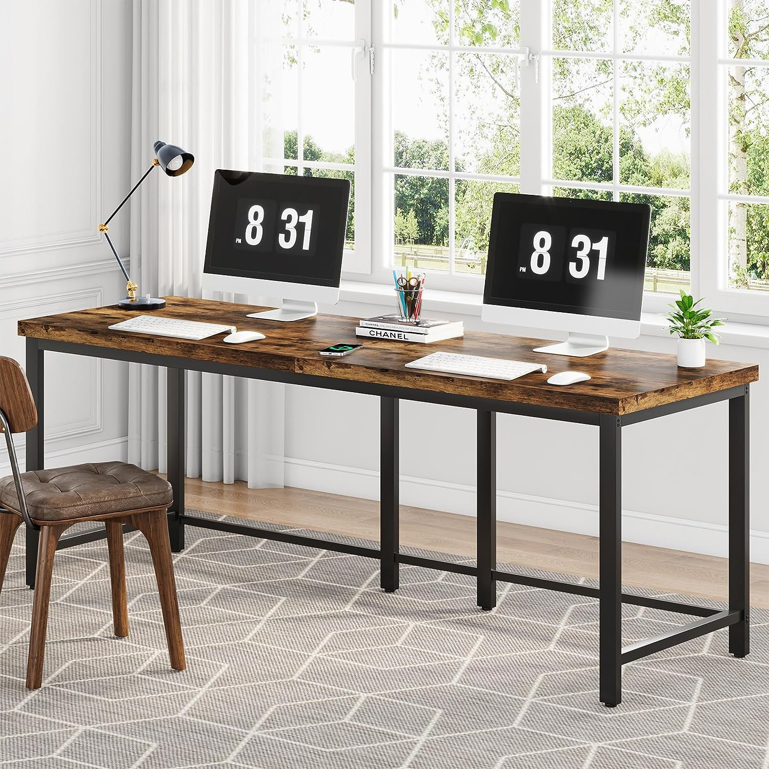 Tall long desk hotsell