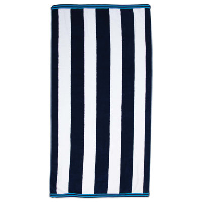 Aston & Arden Reversible 100% Cotton Beach Towel 30x70