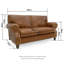 Enkhtuya 2 Seater Full Grain Leather Sofa-466789829