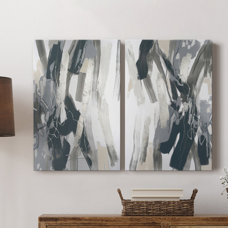 Slate Search I-Premium Gallery Wrapped Canvas -Ready to Hang, 48" H x 32" W