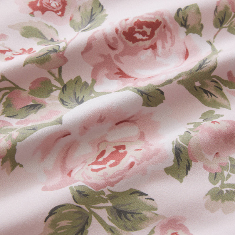 Ensemble d'édredon en microfibre 4 pièces Elena, Simple/Simple TG, Rose