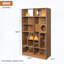 Maison pour chat moderne en bois avec étagère grimpante 2-en-1 avec rangement-247355364