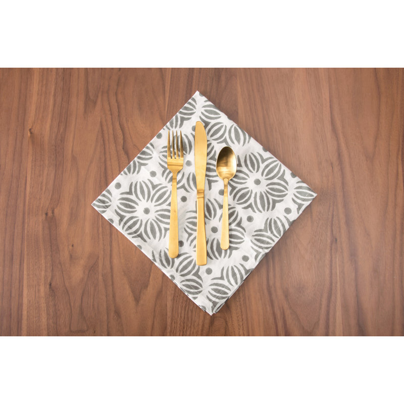 Serviette Heider Midge Boulder, gris