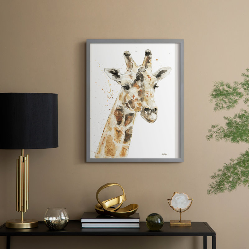 Reproduction encadrée Savannah IV - bois massif, H 11 po x l 9 po, Gris