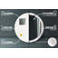 Huldar Glass Flat Wall Mirror