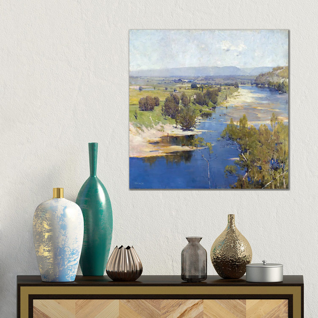 Arthur Streeton - Cremorne Pastoral von Stellar Design Studio - Galerie-verpackte Leinwand Giclée