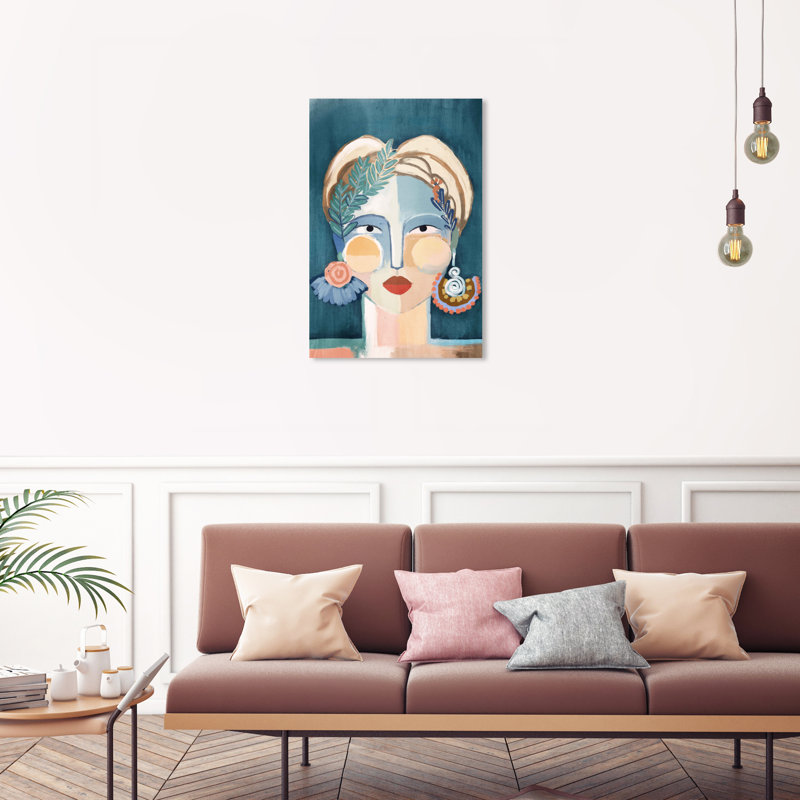 Floral Charlotte par Oliver Gal - impression sur toile tendue