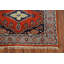 Tapis traditionnel indien fait à la main en laine orange 3 x 5