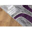 Tapis mauve à motif géométrique Balderston-646599878