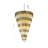 Transitional 60 Light Gold Tiered Crystal Chandelier-92361841-122499031