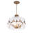 Aurora 4-Light Convertible Semi-Flush Mount Light