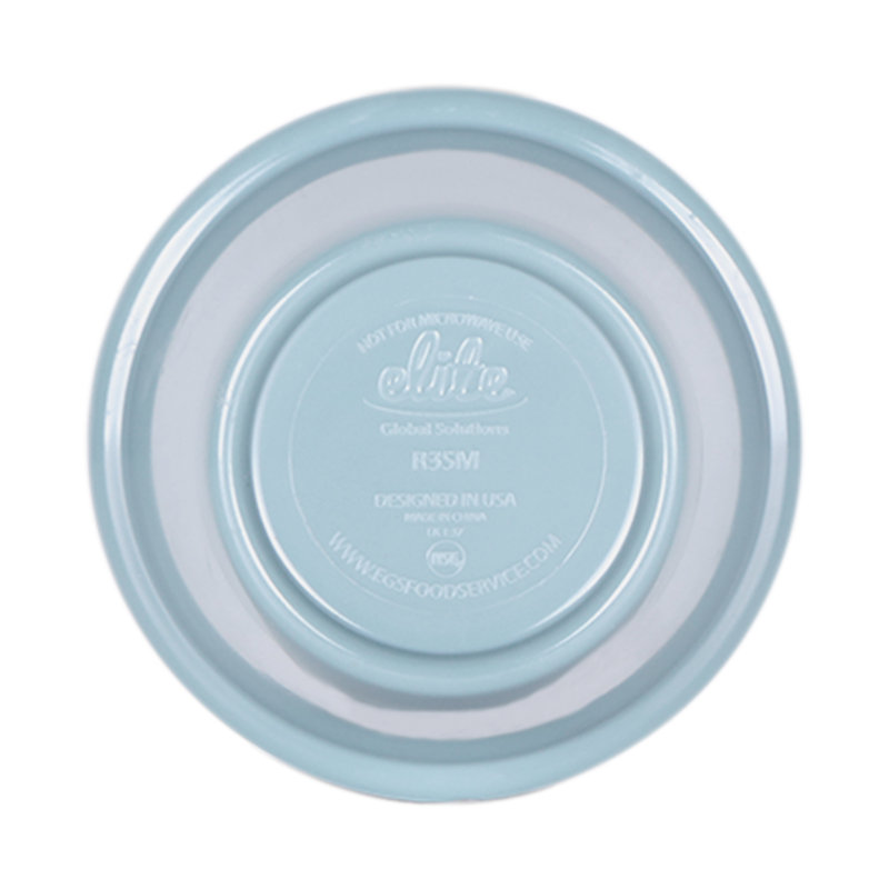 Elite Global Solutions Melamine Condiment Server, Cameo Blue, 1.63" H x 3" W x 3" D