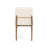 19.5'' H Upholstered Oak Side Chair