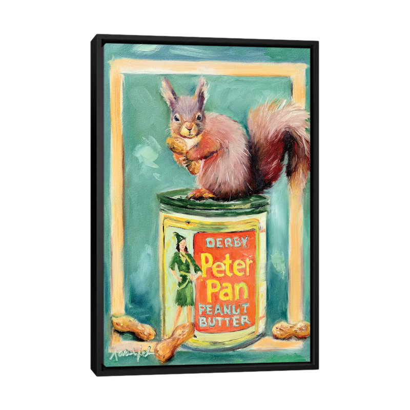 "Écrous about you" par Karen Weber, reproduction d’art, Pas de tapis, H 26 po x l 18 po x 1,5 po, Toile avec cadre noir