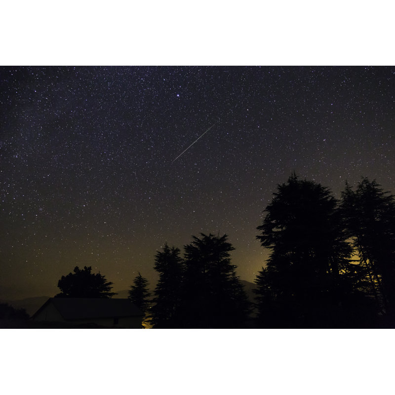 Perseid meteor Shower - Photographie sur toile tendue, H 32 po x l 48 po