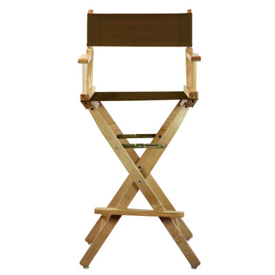Chaise de réalisateur pliante de 30 po avec toile