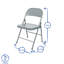 Harbour Housewares Metal  Folding Chair-97135923