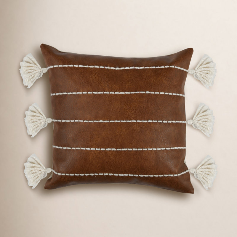 Gretchen Vegan Square Pillow Cover & Insert