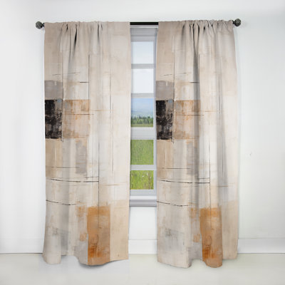 Minimalisme moderne, art zen scandinave moderne - rideau occultant en velours scandinave moderne - 1 panneau