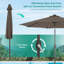 Parasol de patio 9 pi DEL, cadre de marché avec cadre en métal robuste à 8 nervures-1906660439
