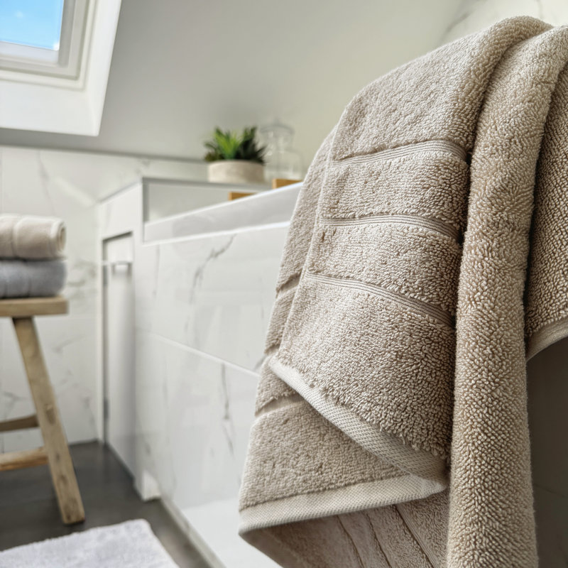 Luxury Hotel Hand Towel Single, Stone