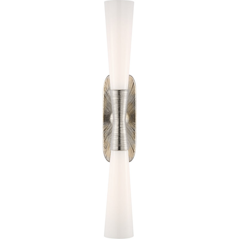 Kelly Wearstler Utopia 32" Double Bath Sconce, Polished Nickel