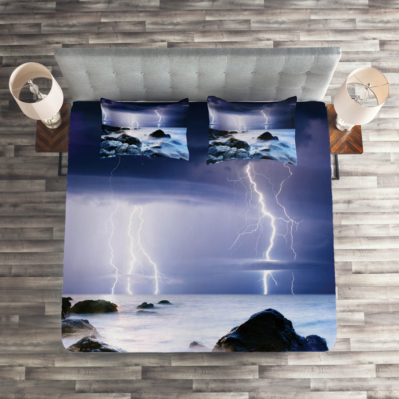 Coastal Polyester Coverlet