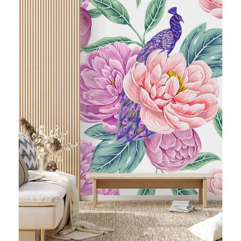 Austan Wall Mural, 10.41" L x 125" W, Paper