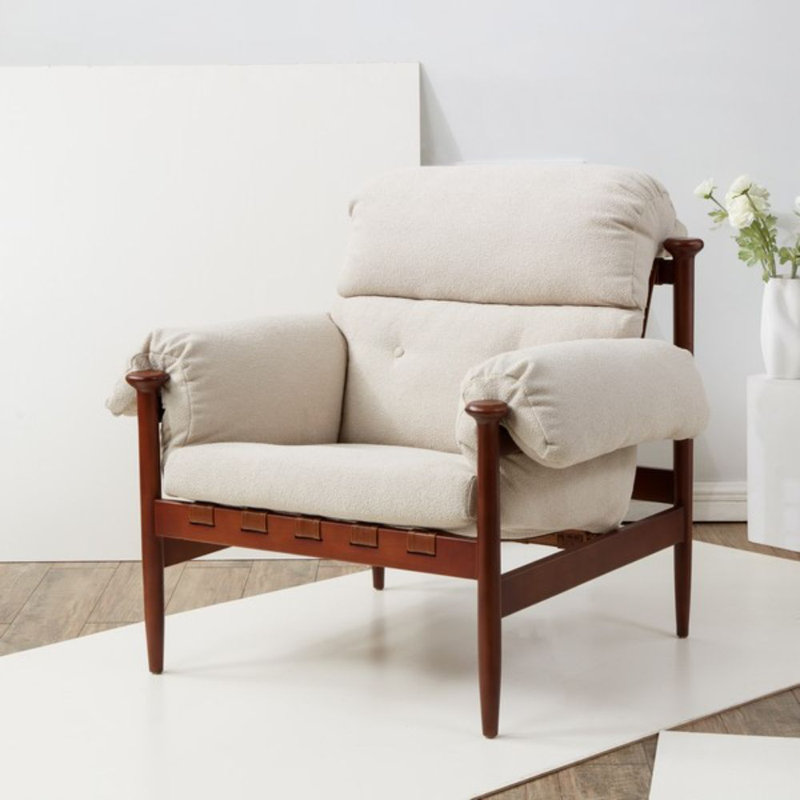 Fauteuil capitonné de 37,4 po de largeur
