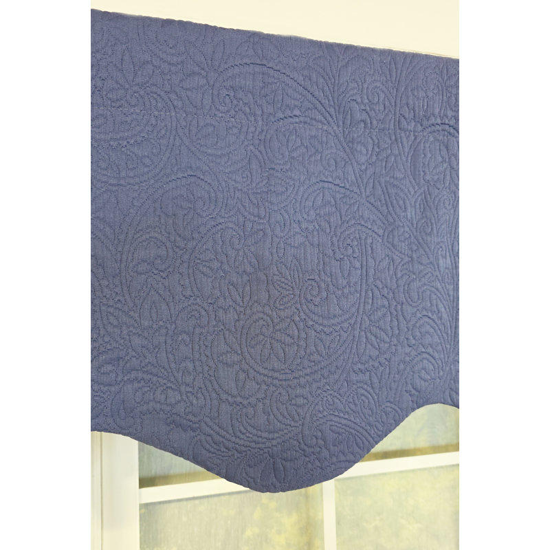  Cantonnière matelassée Regal matelassée, Bleu