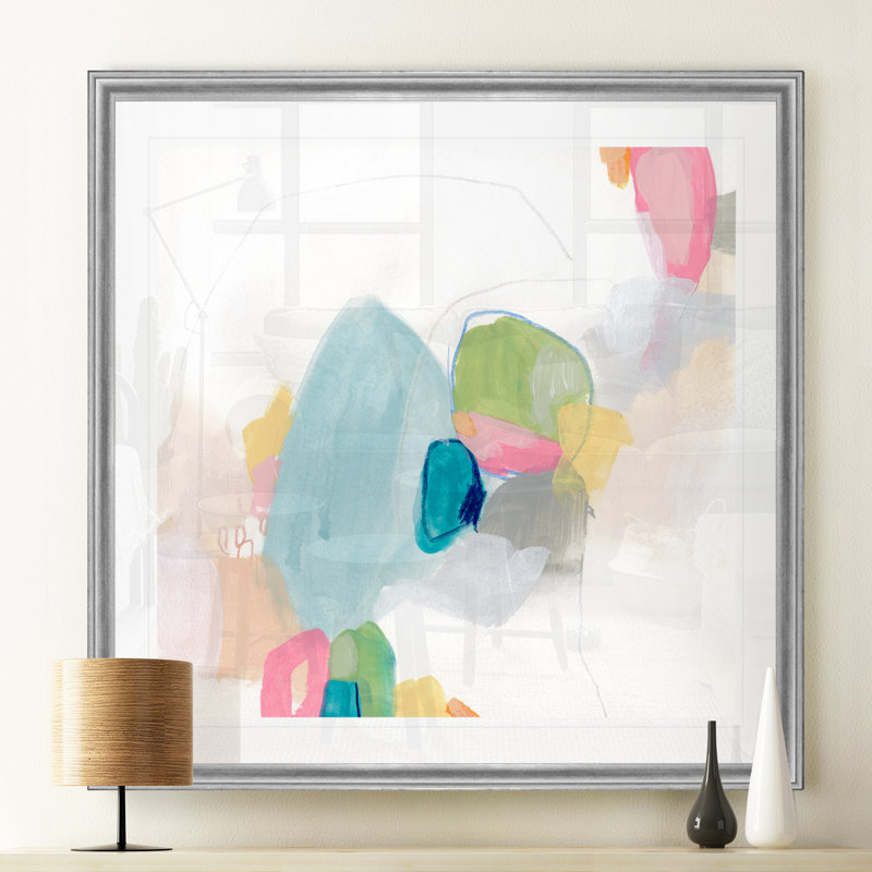 «Candy Jack II», reproduction d'art sur toile, Impression encadrée avec passe-partout, H 17,5 po x l 17,5 po, Argent argent
